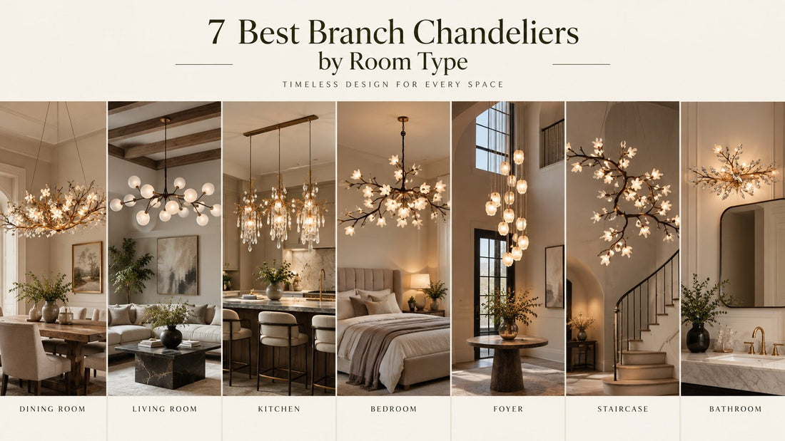 7 Best Branch Chandeliers by Room Type