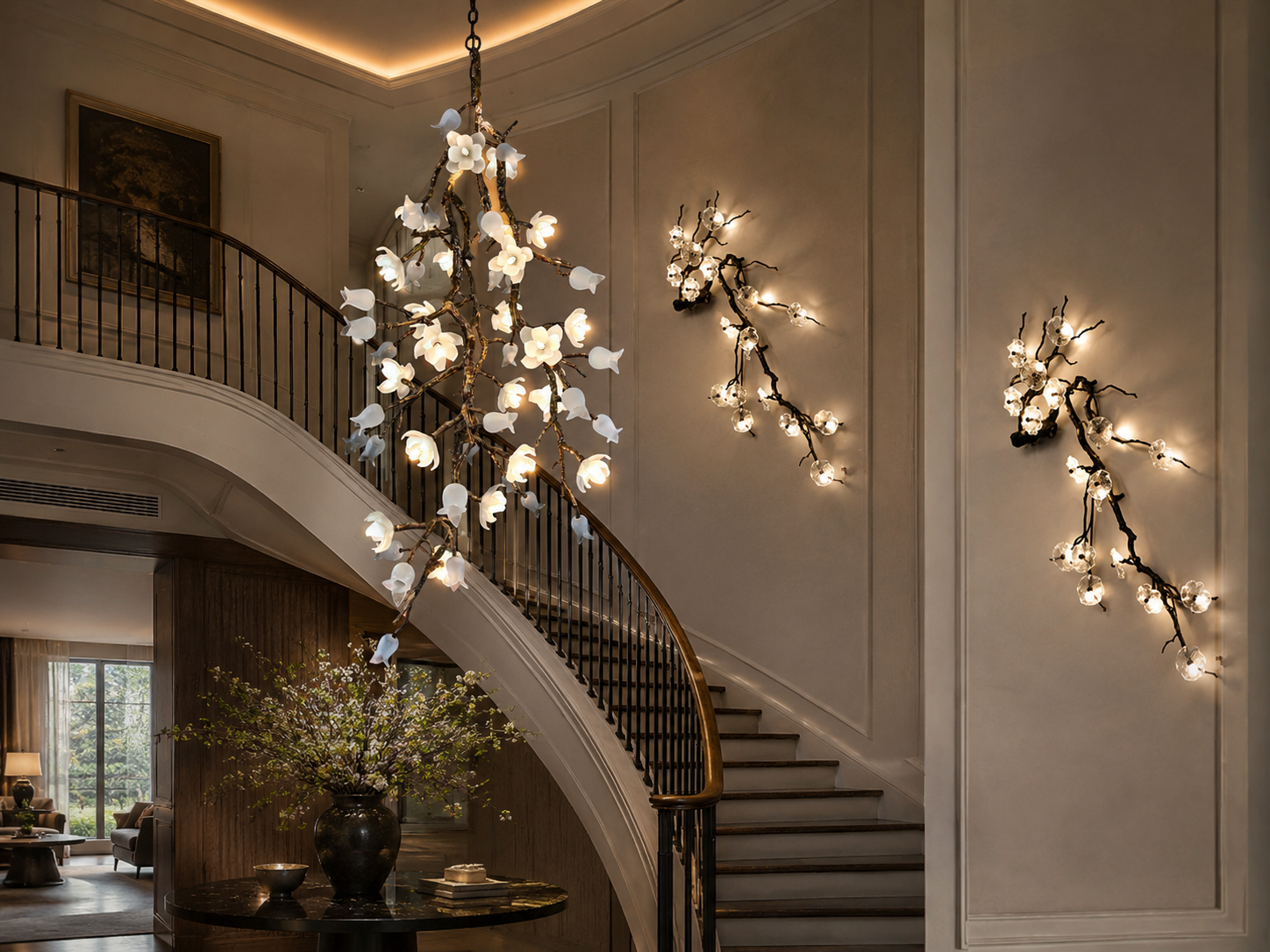 Branch Chandeliers for 14–20 Foot Ceilings