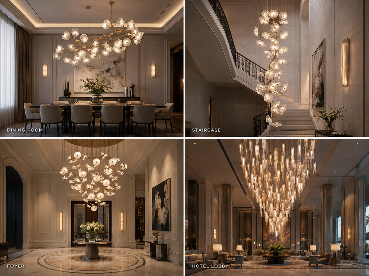 Custom Lighting for Interior Designers: What to Prepare Before Ordering lighting example
