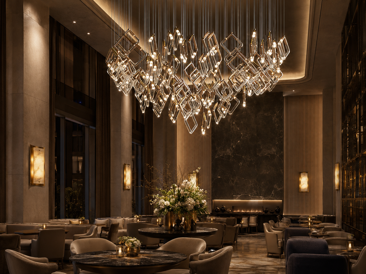 Hotel and Commercial Decorative Lighting lighting example