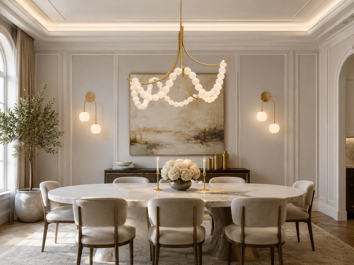 Alabaster Chandeliers for Dining Rooms: 7 Designer Looks to Try lighting example