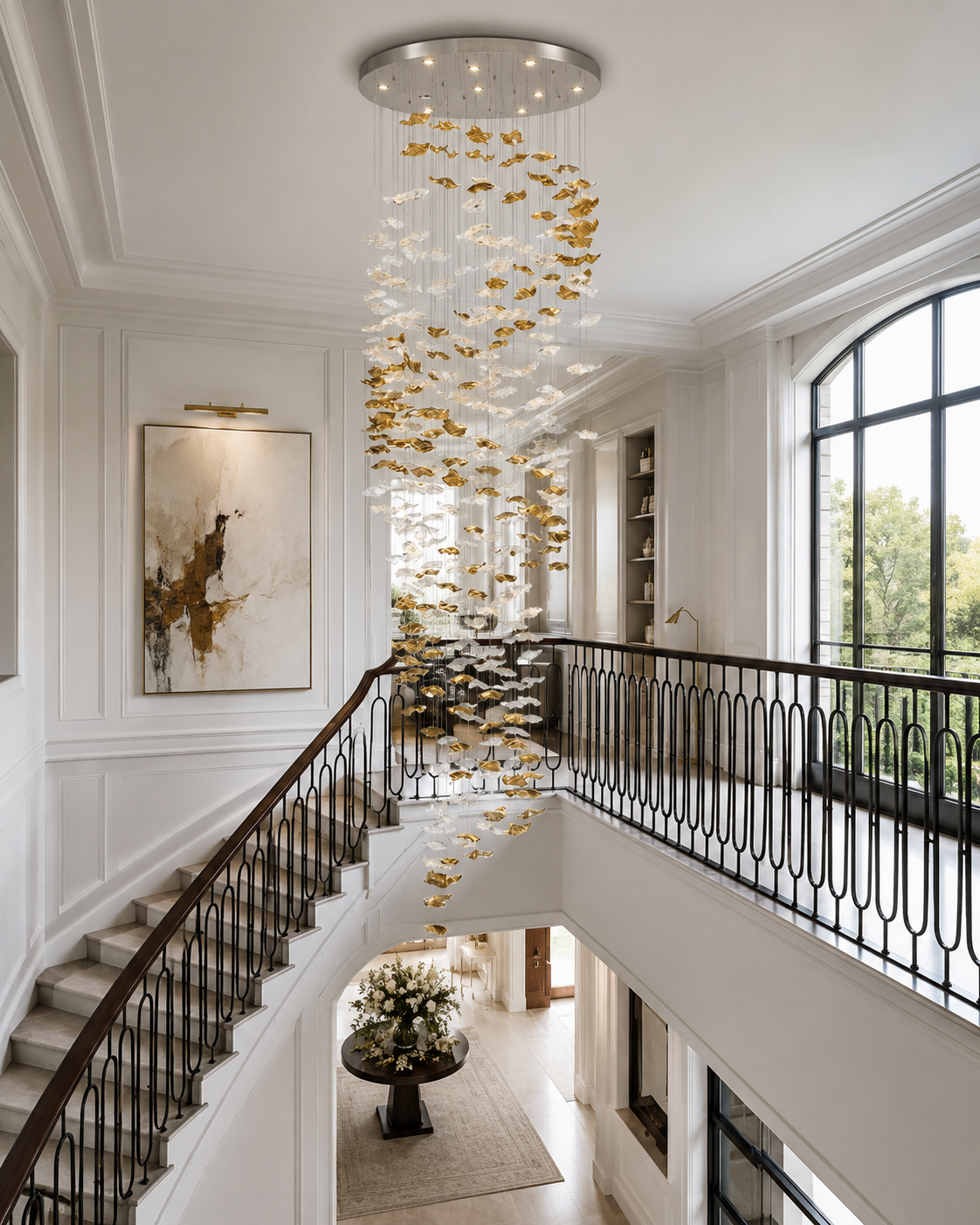 Can You Hang a Chandelier Over a Stair Landing?