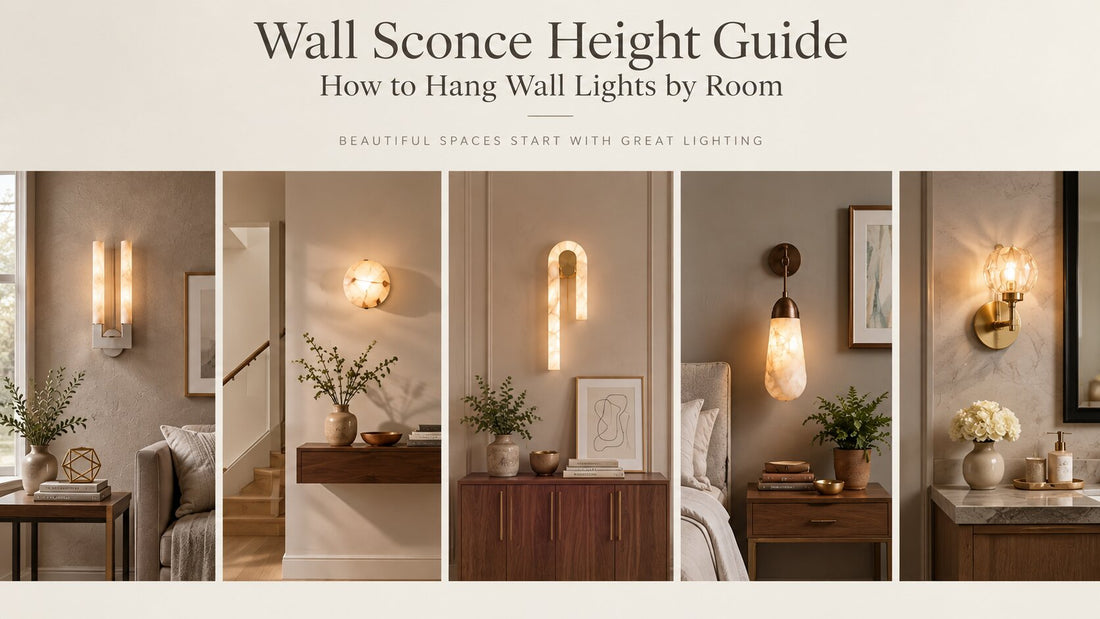 Wall Sconce Height Guide: How High to Hang Wall Lights by Room