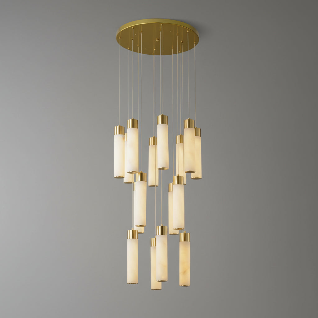 Tiered & Cascade Alabaster Chandeliers | Bling Lighting Studio