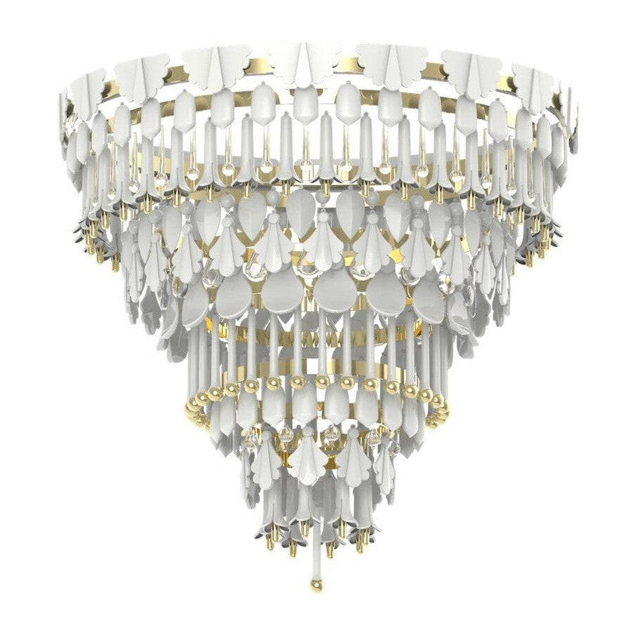 Lladro Seasons Chandelier by Bling Lighting Studio