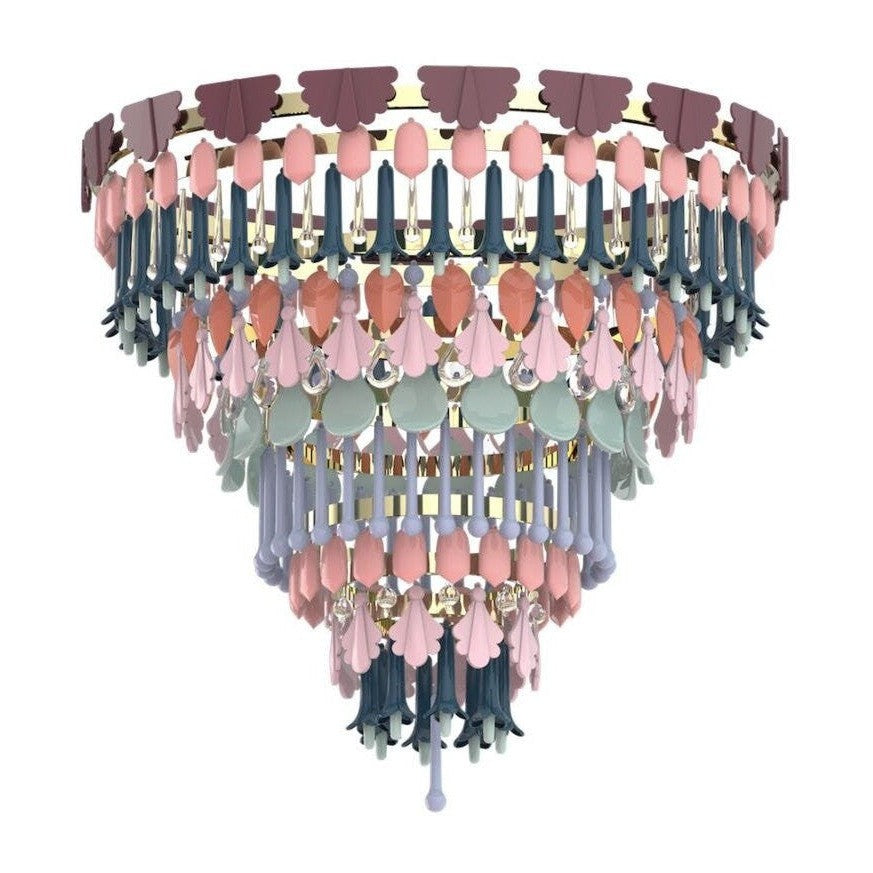 Lladro Seasons Chandelier by Bling Lighting Studio