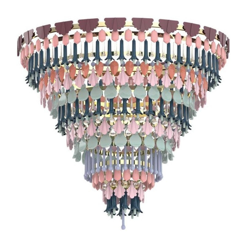 Lladro Seasons Chandelier by Bling Lighting Studio