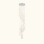 Araña de Luces Múltiples en Cascada LED Integrada de Cristal Estilo Murano Addis 12'', 26'', 36''