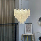 Murano Glass Teardrop Chandelier by Bling Lighting Studio