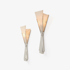 Florent Alabaster Fan Wall Sconce by Bling Lighting Studio