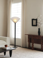 Pleated Fan Floor Lamp by Bling Lighting Studio