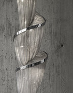 Twilight Spiral Chain Chandelier by Bling Lighting Studio