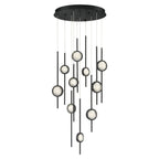 Velveton Seeded Glass Chandelier by Bling Lighting Studio