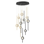 Velveton Seeded Glass Chandelier by Bling Lighting Studio
