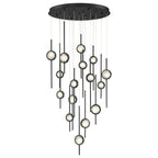 Velveton Seeded Glass Chandelier by Bling Lighting Studio