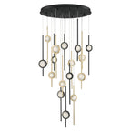 Velveton Seeded Glass Chandelier by Bling Lighting Studio