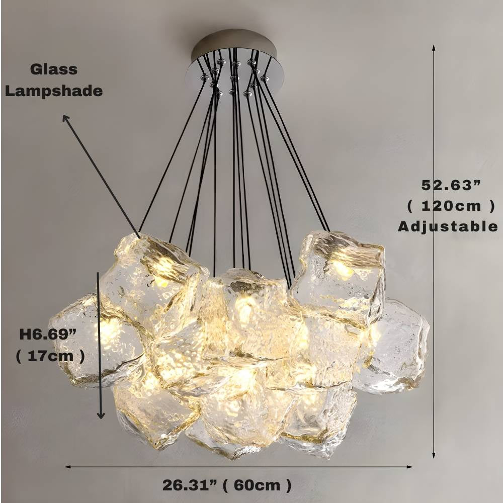 13 Light Post Modern Chrome Chandelier - Bling Lighting Studio