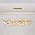 Avis Clear Crystal Branch Chandelier by Bling Lighting Studio