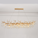 Avis Clear Crystal Branch Chandelier by Bling Lighting Studio