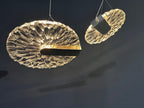 Silver Disc Cluster Chandelier