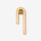 Arlo Loop Alabaster Wall Light by Bling Lighting Studio