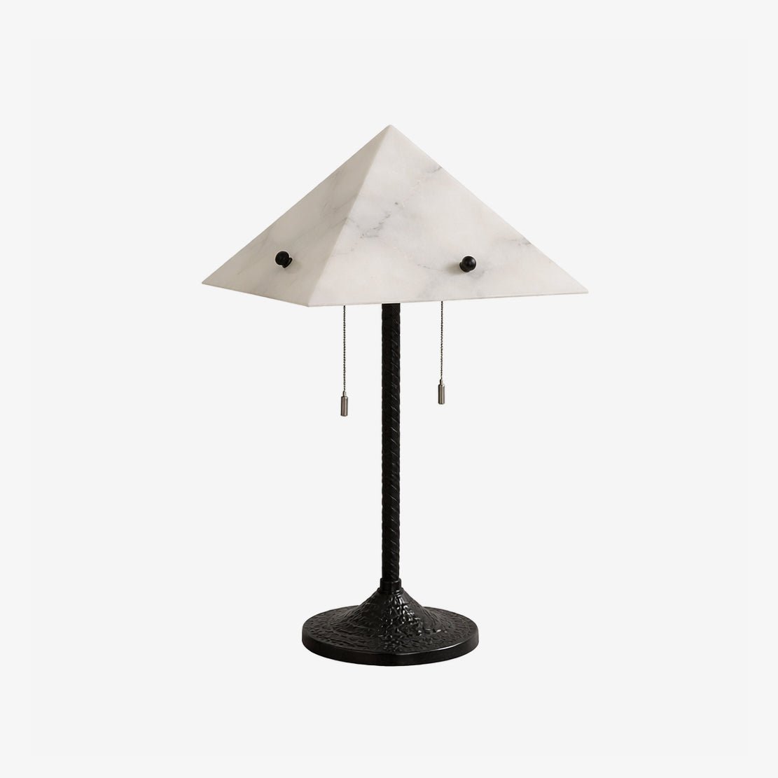 Apex Alabaster Prism Table Lamp by Bling Lighting Studio