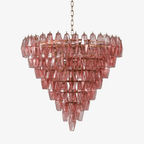 Asti Glass Chandelier Glass lighting by Bling Lighting Studio