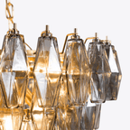 Modern Asti Murano Poliedri Chandelier product image