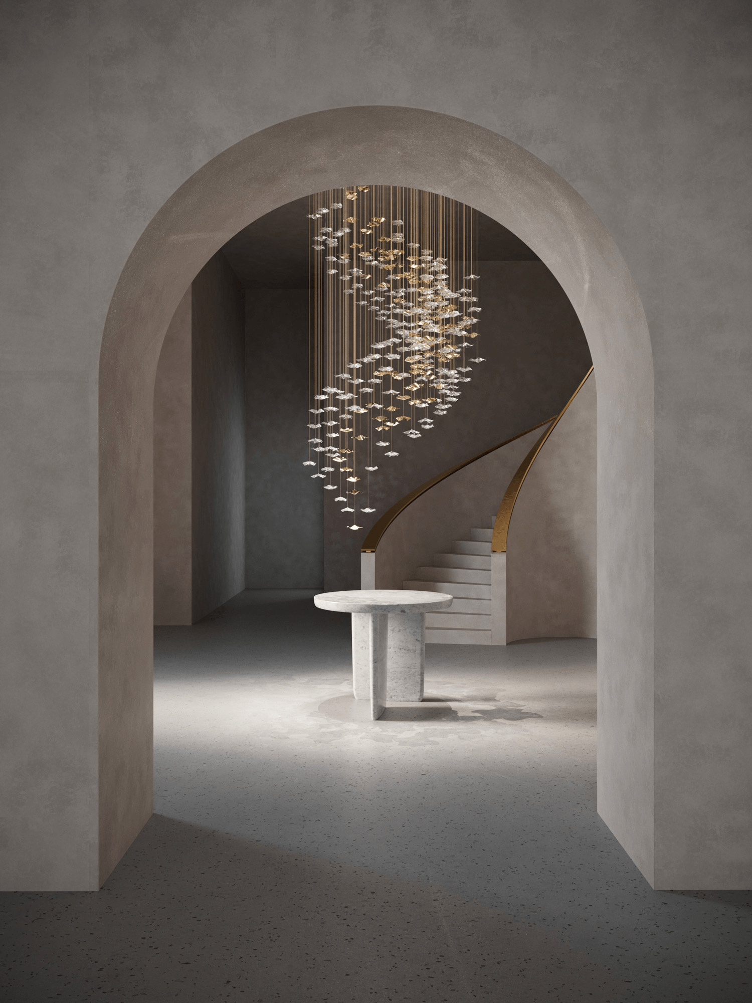 Tidal Art Glass Pendants Lamp