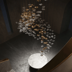 Tidal Art Glass Pendants Lamp