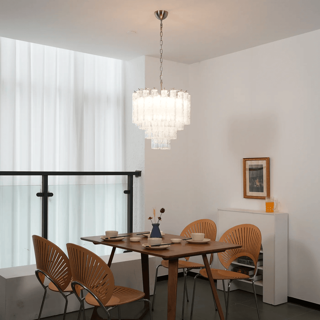 Vetrina Glass Chandelier Glass lighting by Bling Lighting Studio