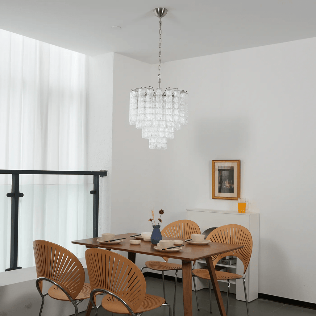 Vetrina Glass Chandelier Glass lighting by Bling Lighting Studio