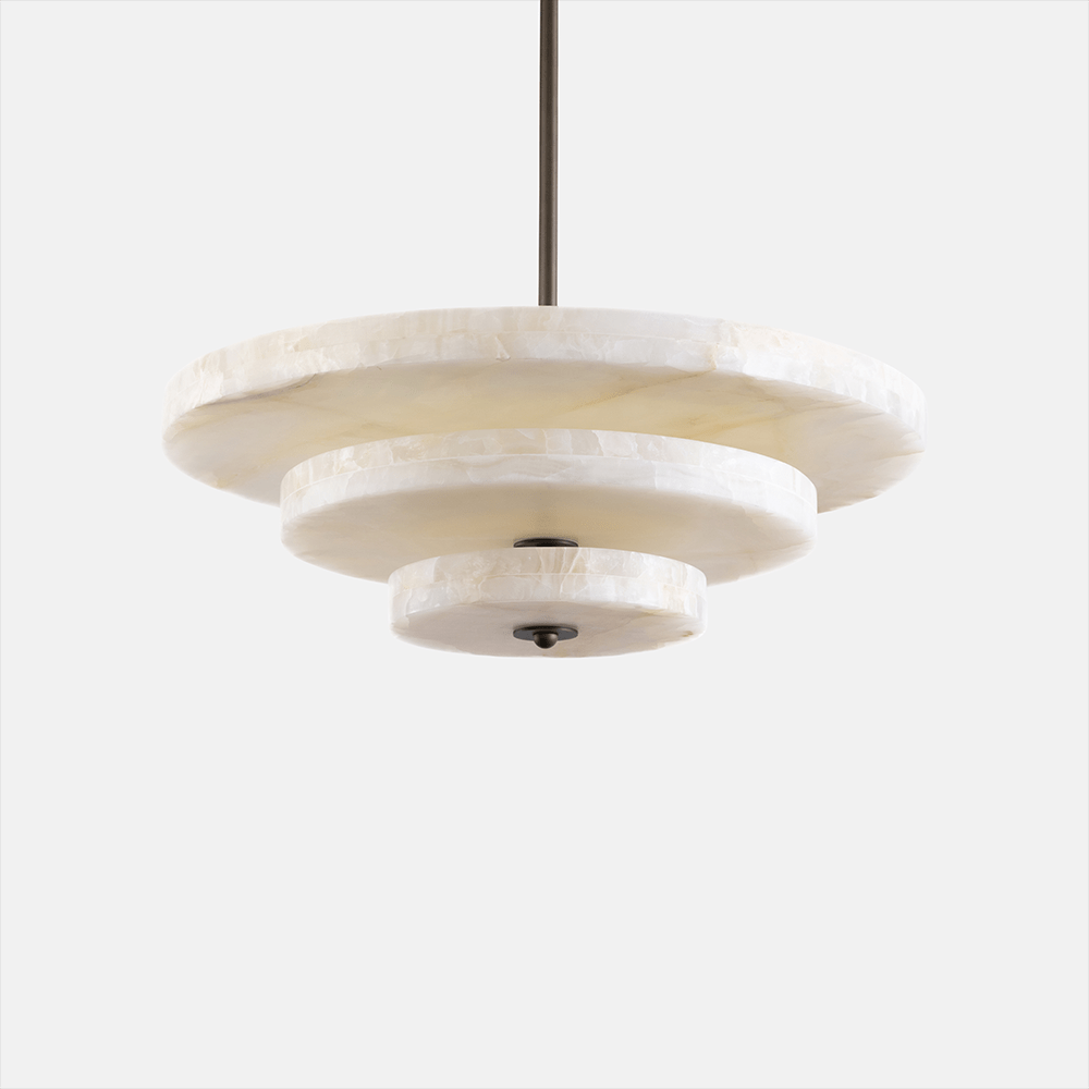 Ice Queen Alabaster Chandelier material and finish detail