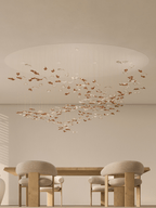 Leaf Twisted Sculptural Customize Chandelier