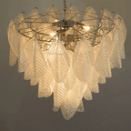Murano Glass Teardrop Chandelier by Bling Lighting Studio