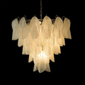 Murano Glass Teardrop Chandelier by Bling Lighting Studio