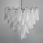 Murano Glass Teardrop Chandelier by Bling Lighting Studio