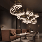 Pearl Curtain Customize Chandelier