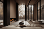 Luxury Fringe Waterfall Chandelier product image
