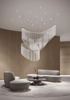 Luxury Waterfall Crystal Droplet Chandelier product image