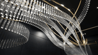 Luxury Fringe Waterfall Chandelier product image