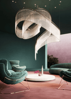 Luxury Waterfall Crystal Droplet Chandelier product image