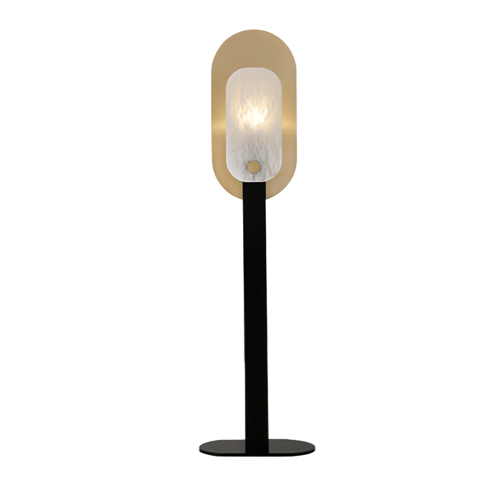 Mosaic Elegance Alabaster Floor Lamp by Bling Lighting Studio