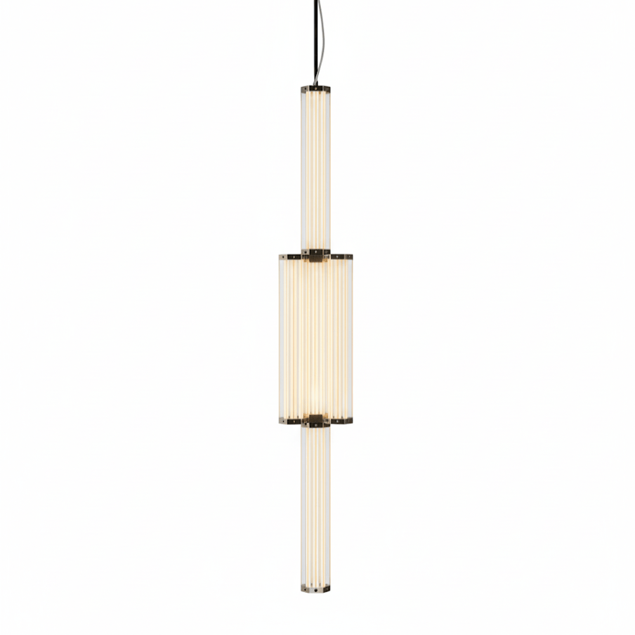 Hexagonal Glass Pendant Lamp by Bling Lighting Studio