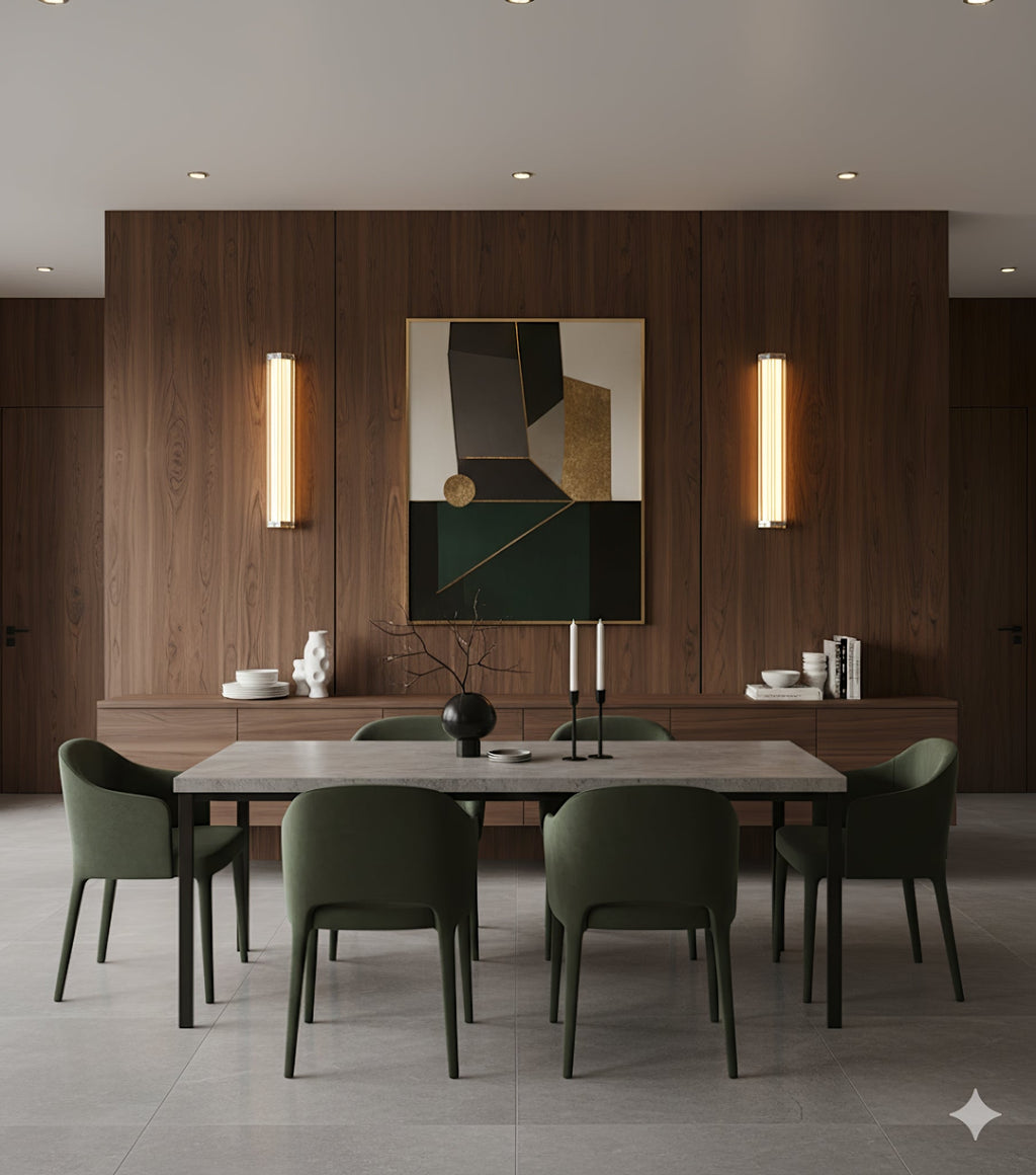 Hexagonal Glass Wall Lamp by Bling Lighting Studio