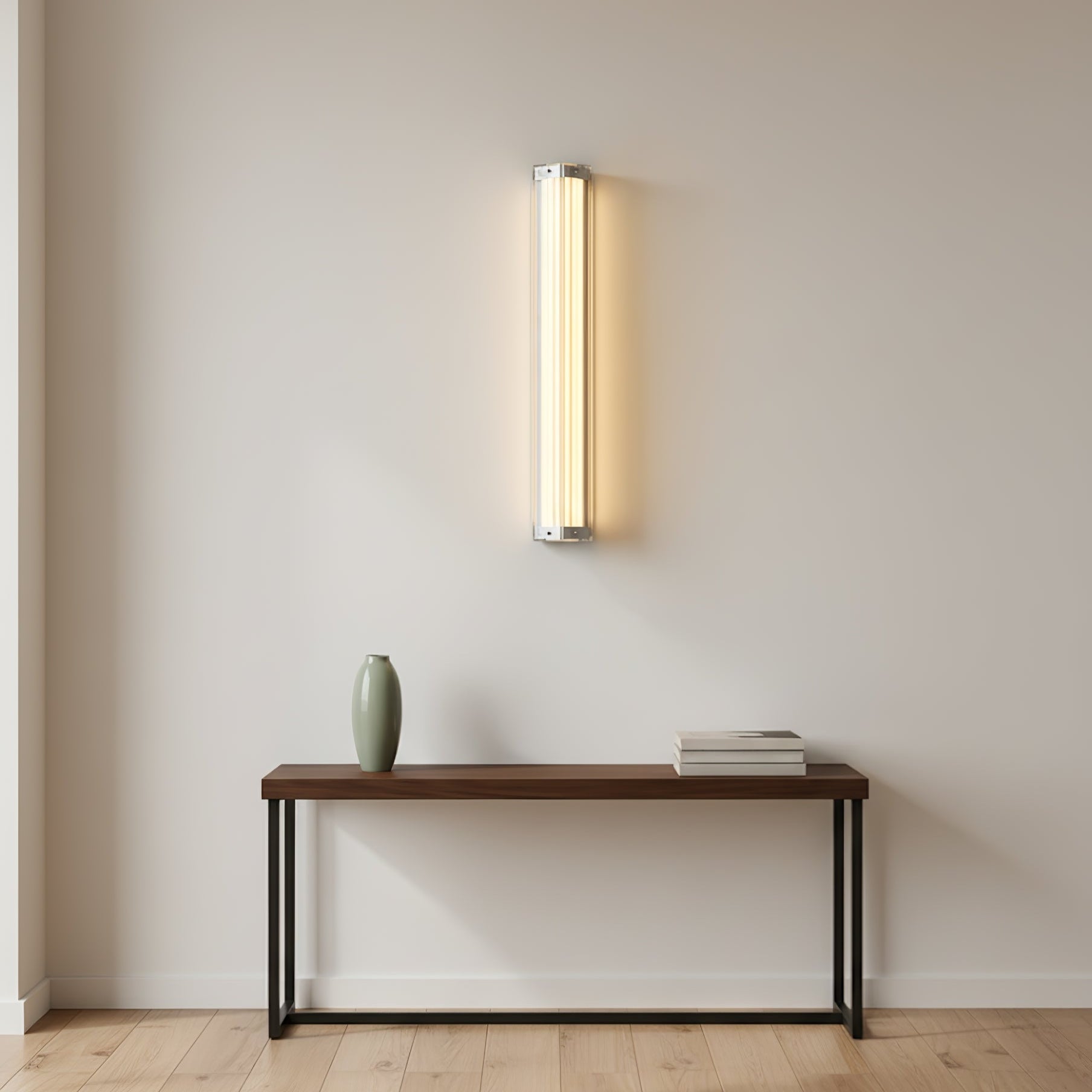 Hexagonal Glass Wall Lamp by Bling Lighting Studio