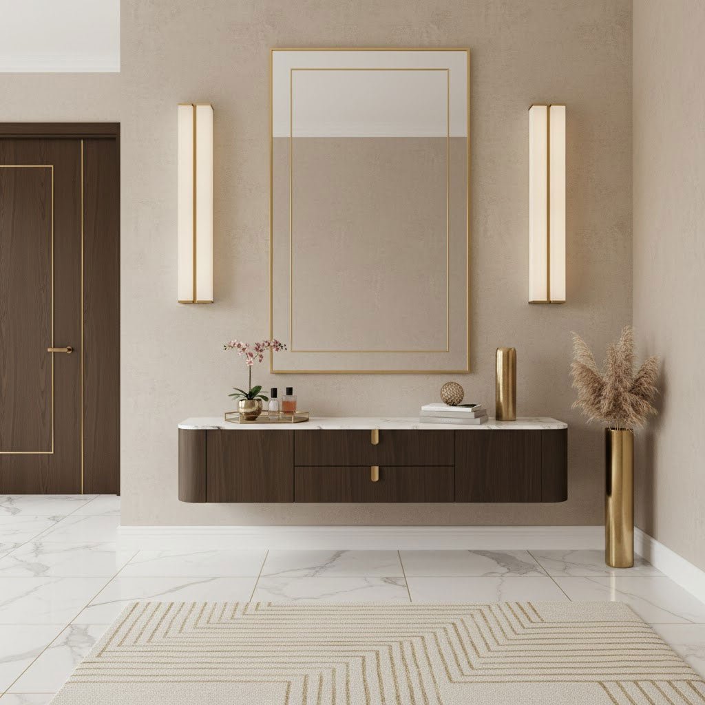 Columnar Fabric Sconce by Bling Lighting Studio