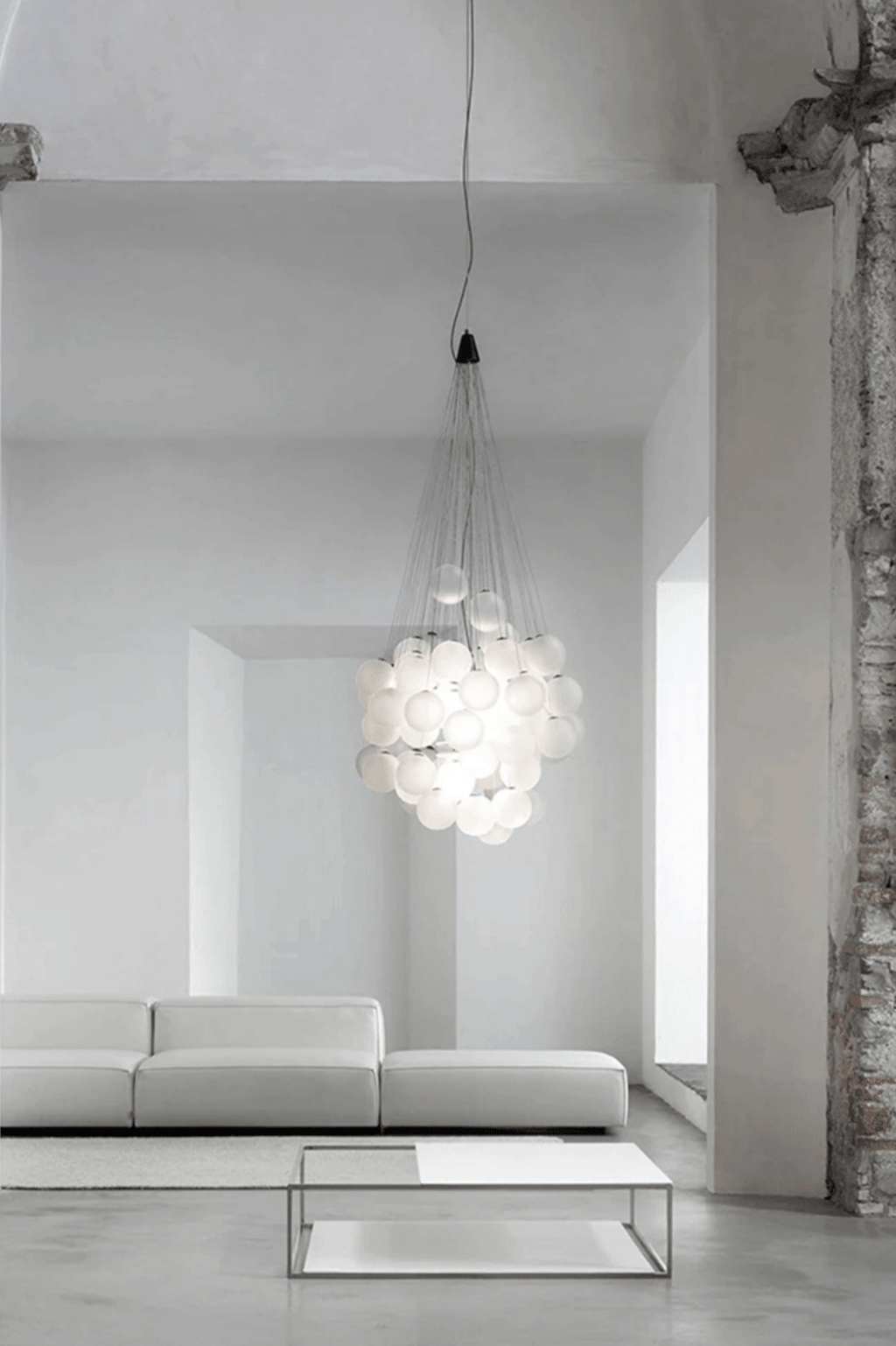 Cumulus Cascade Chandelier by Bling Lighting Studio