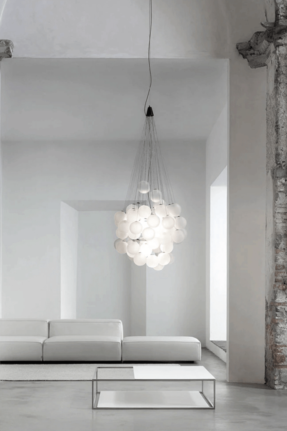 Cumulus Cascade Chandelier by Bling Lighting Studio