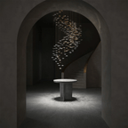 Tidal Art Glass Pendants Lamp